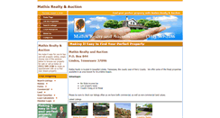 Desktop Screenshot of mathisrealtytn.com